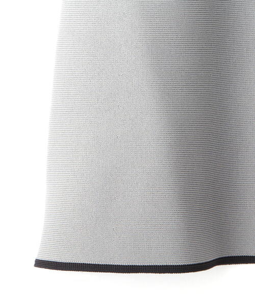 JILL by JILL STUART（ジルバイジルスチュアート）の「◇バイカラーフレアミニニットワンピース（ワンピース・レディース・グレー/ブラック・FREE）」の19枚目の写真