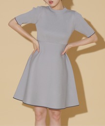 JILL by JILL STUART | ◇バイカラーフレアミニニットワンピース(ワンピース)