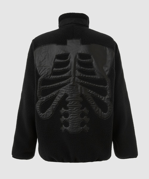 TAKAHIROMIYASHITATheSoloIst.(タカヒロミヤシタザソロイスト)の「stand up collar fleece jacket.(その他アウター・メンズ・ブラック×ブラック/ブラック×ホワイト・44)」の3枚目の写真
