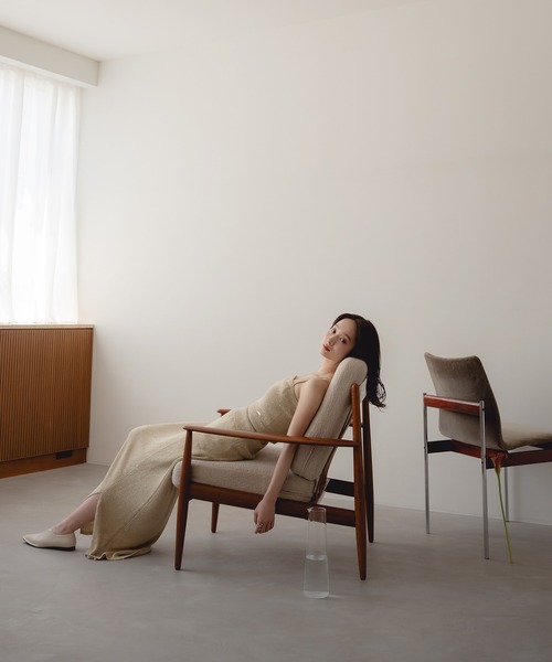 mideal（マイディール）の「spangle bustier / スパンコールビスチェ（キャミソール・レディース・シルバーグレー/ベージュ/ネイビー・FREE）」の11枚目の写真