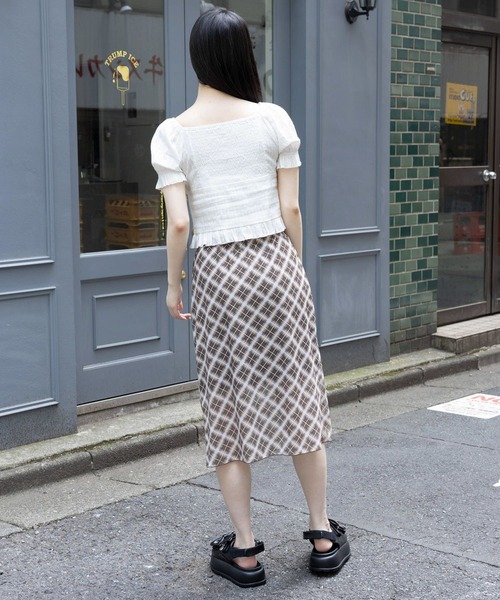 3.3 Field Trip （3.3フィールドトリップ）の「3.3 Field Trip／フリルレース２WAY ブラウス（シャツ/ブラウス・レディース・ブラック/オレンジ/ホワイト・FREE）」の21枚目の写真