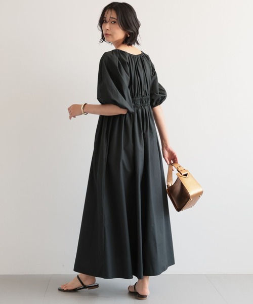 BARNYARDSTORM（バンヤードストーム）の「BARNYARDSTORM / ボリュームスリーブロングドレス（ワンピース・レディース・ブラック/ベージュ・S/M）」の11枚目の写真