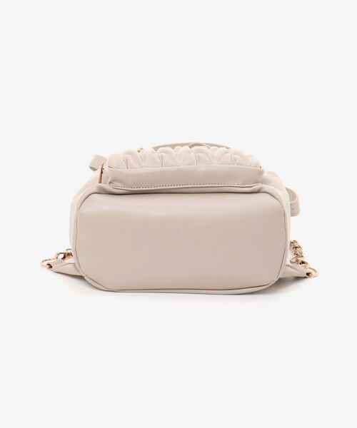 MAJESTIC LEGON(マジェスティックレゴン)の「クラシカルキルティングリュック(バックパック/リュック・レディース・アイボリー/ブラック/グレイッシュベージュ・FREE)」の20枚目の写真