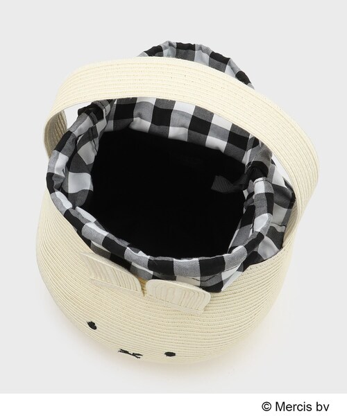 Miffy( ミッフィー)の「◆【Dick Bruna × OPAQUE.CLIPコラボ】miffy ペーパーポットバッグ(ハンドバッグ・レディース・オフホワイト/ブラック・00)」の9枚目の写真