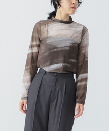 Ray BEAMS | RBS / グラデーション プリント ハイネック トップス(Tシャツ/カットソー)