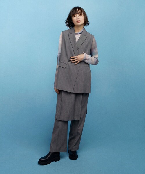 Ray BEAMS(レイビームス)の「RBS / グラデーション プリント ハイネック トップス(Tシャツ/カットソー・レディース・ダークブラウン/その他・ONE SIZE)」の4枚目の写真