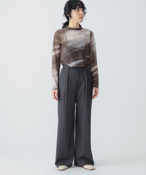 Ray BEAMS(レイビームス)の「RBS / グラデーション プリント ハイネック トップス(Tシャツ/カットソー・レディース・ダークブラウン/その他・ONE SIZE)」の8枚目の写真