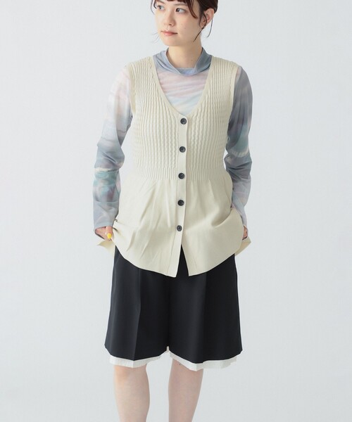 Ray BEAMS(レイビームス)の「RBS / グラデーション プリント ハイネック トップス(Tシャツ/カットソー・レディース・ダークブラウン/その他・ONE SIZE)」の16枚目の写真