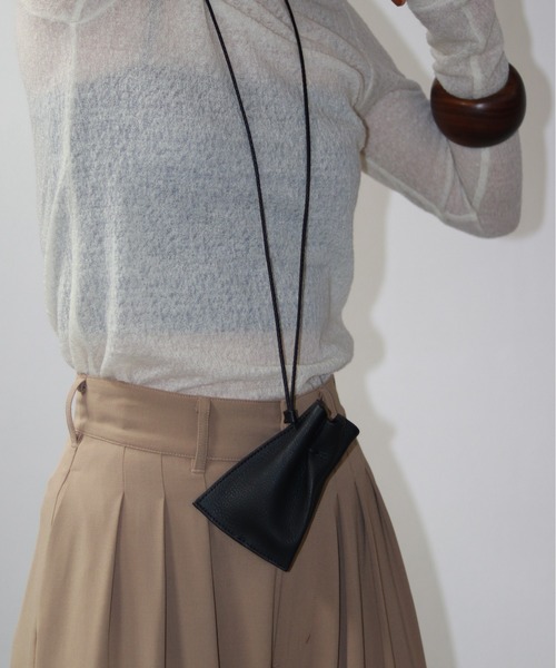 ⌘ Porte-Bonheur ⌘　コラージュコラージュ　ポシェット 楽天市場】クレージュ courreges レザー ショルダーバック
