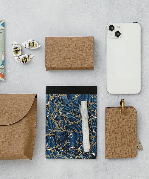 HIGHTIDE(ハイタイド)の「Grains de sable サーブル 三つ折り財布 コンパクト カード ミニ財布 ウォレット コインケース(財布・レディース・ネイビー/キャメル/グレー・FREE)」の7枚目の写真