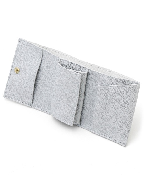 HIGHTIDE(ハイタイド)の「Grains de sable サーブル 三つ折り財布 コンパクト カード ミニ財布 ウォレット コインケース(財布・レディース・ネイビー/キャメル/グレー・FREE)」の8枚目の写真