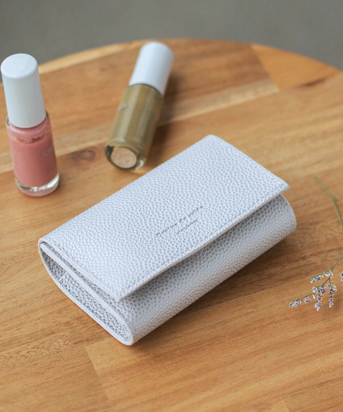 Grains de sable サーブル 三つ折り財布 コンパクト カード ミニ財布