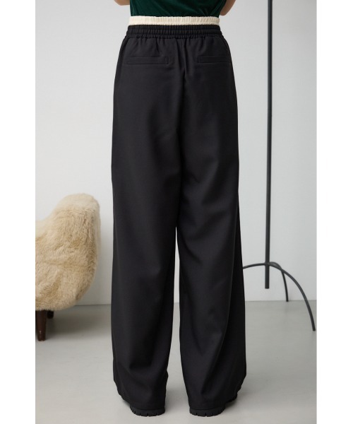セール】ダブルウエストタックパンツ（スラックス）｜AZUL BY MOUSSY