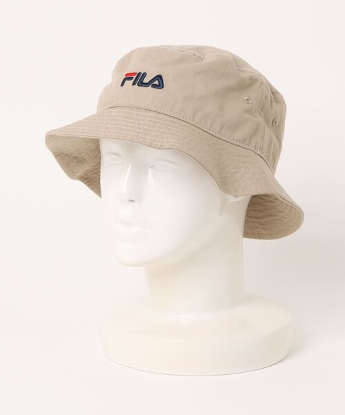 FILA(フィラ)の「【FILA/フィラ】ツイルバケットハット 117113702(ハット・メンズ・ホワイト/ベージュ/ブラック・FREE)」の3枚目の写真