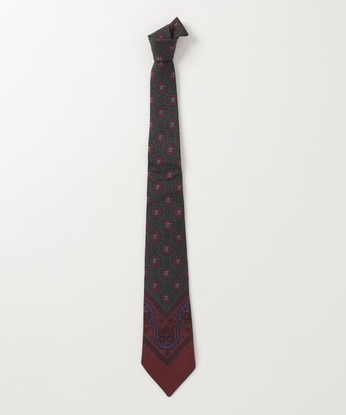 POLO RALPH LAUREN（ポロ ラルフ ローレン）の「ヴィンテージインスパイアード シルク フーラード ネクタイ（ネクタイ・メンズ・グリーン・ONE）」の4枚目の写真