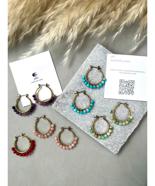 ミニマリスト　あぽん　peau jewelry フープピアス mimi33】ミニフープピアス[Basic]｜SANPO ONLINE(サンポー