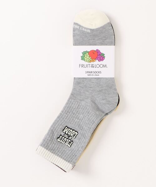 FRUIT OF THE LOOM(フルーツオブザルーム)の「FRUIT OF THE LOOM / Q.FTLウエスタン刺繍 /(ソックス/靴下・レディース・その他・23-25㎝)」の4枚目の写真