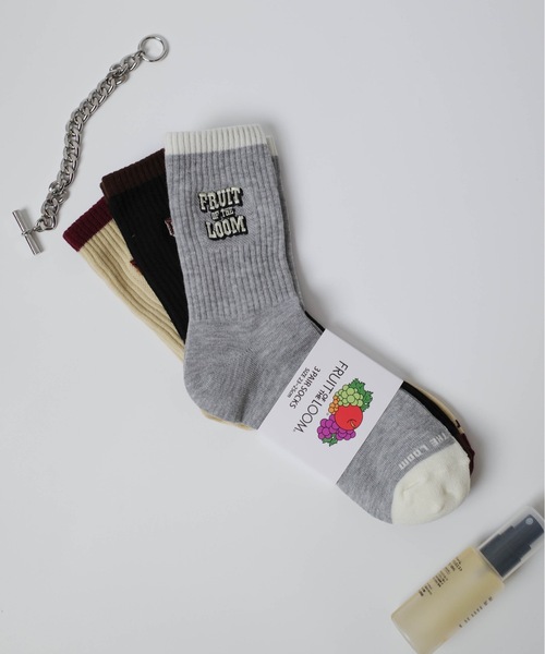FRUIT OF THE LOOM(フルーツオブザルーム)の「FRUIT OF THE LOOM / Q.FTLウエスタン刺繍 /(ソックス/靴下・レディース・その他・23-25㎝)」の5枚目の写真