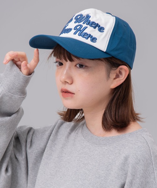 MAHAGRID（マハグリッド）の「『mahagrid/マハグリッド』 NOWHERE CAP/ノーウェアキャップ（キャップ・レディース・ブルー/ブラック・FREE）」の15枚目の写真