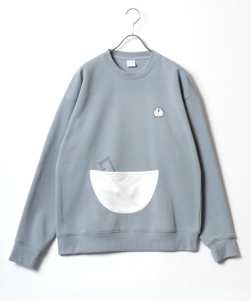 MARUKAWA(マルカワ)の「I’m Doraemon/ドラえもん ジャイアン キャラクターポケット オーバーサイズ スウェット レディース メンズ トレーナー(スウェット・レディース・ネイビー/ブラック/サックスブルー/イエロー・M/L/LL)」の11枚目の写真