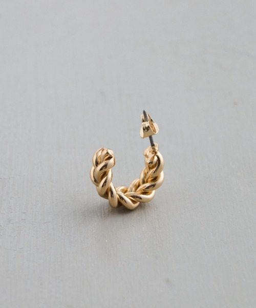 CIAOPANIC TYPY（チャオパニックティピー）の「lilメッシュチェーンフープピアス（ピアス（両耳用）・レディース・シルバー/ゴールド・ONE SIZE）」の9枚目の写真