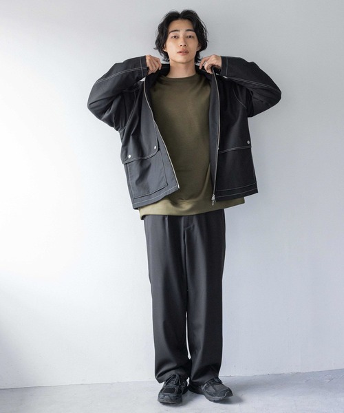 セール】TRトップステッチブルゾン 116878（ブルゾン）｜LOWRYS FARM