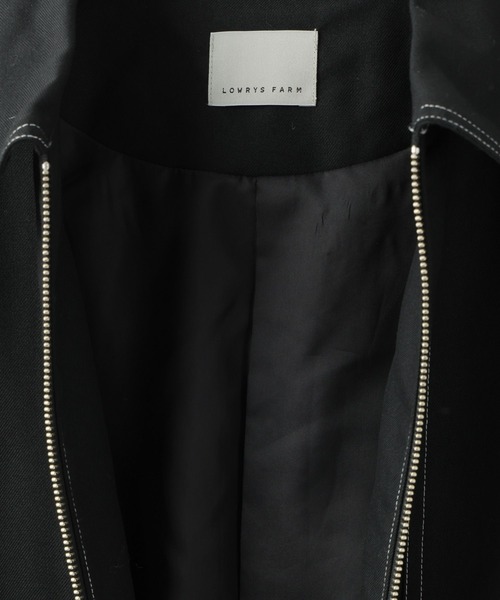 LOWRYS FARM（ローリーズファーム）の「ＴＲトップステッチブルゾン 116878（ブルゾン・メンズ・ベージュ/ブラック/グレー・MEDIUM/LARGE）」の14枚目の写真