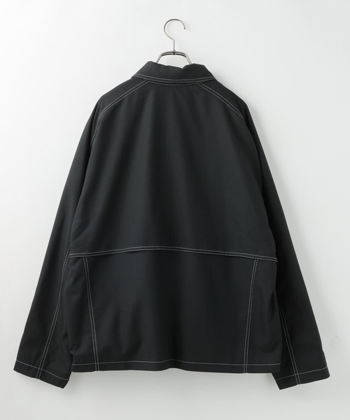 LOWRYS FARM（ローリーズファーム）の「ＴＲトップステッチブルゾン 116878（ブルゾン・メンズ・ベージュ/ブラック/グレー・MEDIUM/LARGE）」の15枚目の写真