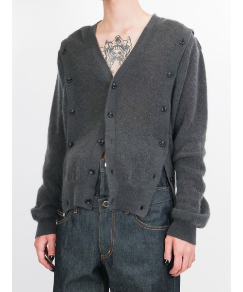 トップス JOHN LAWRENCE SULLIVAN mohair cardigan JOHN LAWRENCE SULLIVAN（ジョンローレンスサリバン）の「MOHAIR