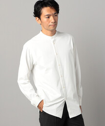 COMME CA MEN | ギガダルテロン プレーディング2WAYストレッチ バンドカラーシャツ(シャツ/ブラウス)