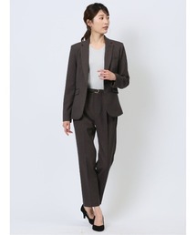 m.f.editorial（エムエフエディトリアル）の「m.f.エディトリアル レディース ストレッチ＆ウォッシャブル　セットアップスーツ（スーツセット）」