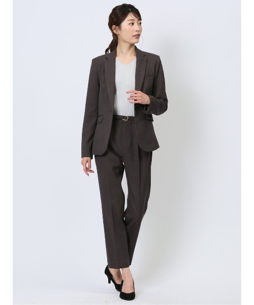 エムエフエディトリアル ノーカラーパンツスーツ セットアップ M タカキュー エムエフエディトリアル タカキュー パンツ スーツ セットアップ ノー