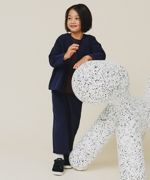 THE SHOP TK （ザ ショップ ティーケー ）の「◆【120－160】カットジョーゼットジャケット/セットアップ可・洗濯機OK（カーディガン/ボレロ・キッズ・ブラウン系その他/ネイビー・12/16/15 /14/13）」の14枚目の写真