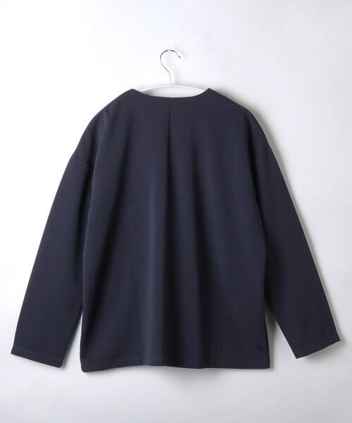 THE SHOP TK （ザ ショップ ティーケー ）の「◆【120－160】カットジョーゼットジャケット/セットアップ可・洗濯機OK（カーディガン/ボレロ・キッズ・ブラウン系その他/ネイビー・12/16/15 /14/13）」の15枚目の写真
