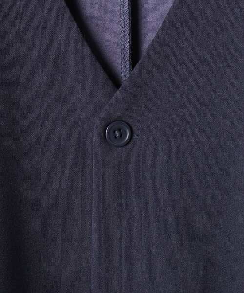 THE SHOP TK （ザ ショップ ティーケー ）の「◆【120－160】カットジョーゼットジャケット/セットアップ可・洗濯機OK（カーディガン/ボレロ・キッズ・ブラウン系その他/ネイビー・12/16/15 /14/13）」の8枚目の写真