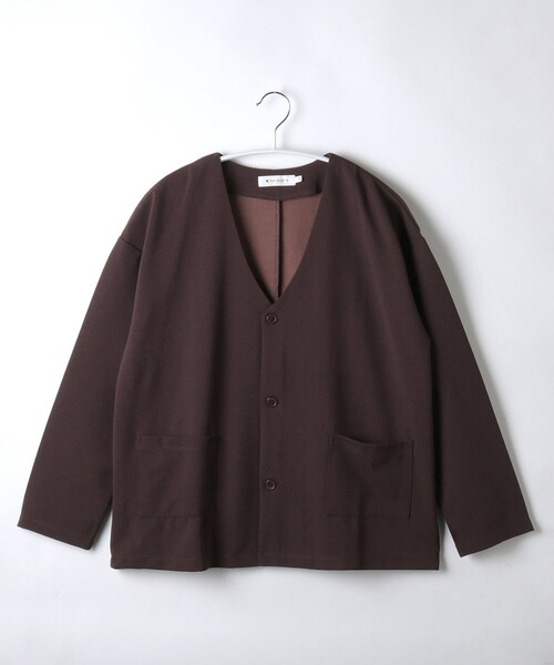 THE SHOP TK （ザ ショップ ティーケー ）の「◆【120－160】カットジョーゼットジャケット/セットアップ可・洗濯機OK（カーディガン/ボレロ・キッズ・ブラウン系その他/ネイビー・12/16/15 /14/13）」の18枚目の写真
