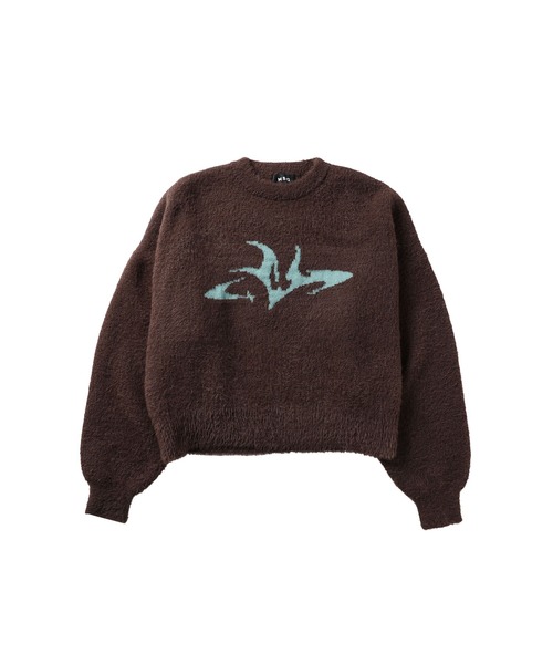 FR2GOLF ニットセーター フェザーグラフィックショートニット（ニット/セーター）｜MSG