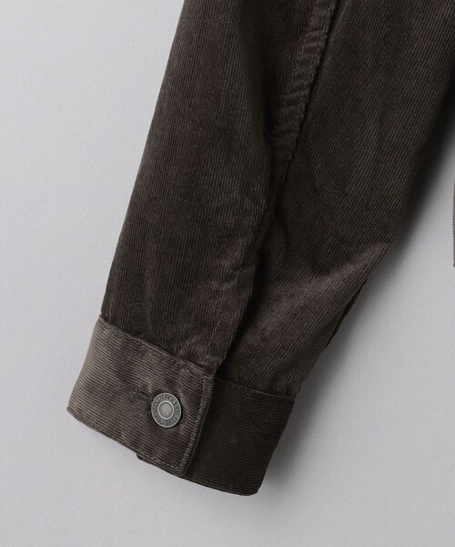 SCYE BASICS（サイベーシックス）の「＜SCYE BASICS＞ SOLOTEX Corduroy Trucker Jacket/コーデュロイ トラッカージャケット（その他アウター・メンズ・ダークブラウン・38/40）」の4枚目の写真