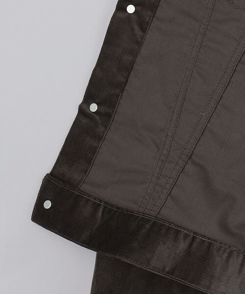 SCYE BASICS（サイベーシックス）の「＜SCYE BASICS＞ SOLOTEX Corduroy Trucker Jacket/コーデュロイ トラッカージャケット（その他アウター・メンズ・ダークブラウン・38/40）」の8枚目の写真