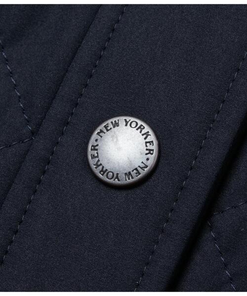 NEWYORKER（ニューヨーカー）の「ダイヤキルトノーカラージャケット（テーラードジャケット・レディース・ブラウン/ネイビー・11号/9号）」の17枚目の写真