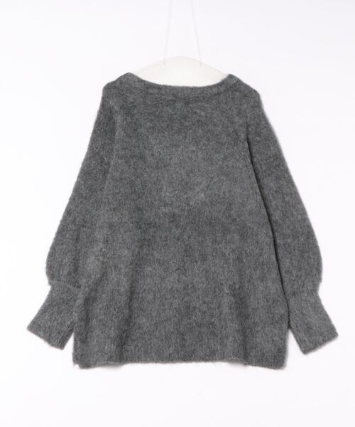 STYLEBLOCK（スタイルブロック）の「2WAYニットプルオーバー（ニット/セーター・レディース・ブルー/チャコールグレー/アイボリー/ベージュ/グリーン系その他/イエロー/ピンク/グリーン/モカ・M）」の10枚目の写真