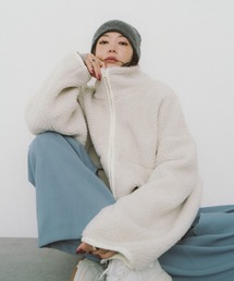 HANNE（アン）の「スタンドカラーボアブルゾン（ブルゾン）」