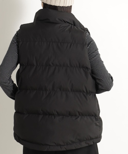 FOUND GOOD（ファウンドグッド）の「キノウナカワタベスト（ダウンベスト・レディース・ベージュ/ブラック/パープル系5・L/M/S）」の4枚目の写真