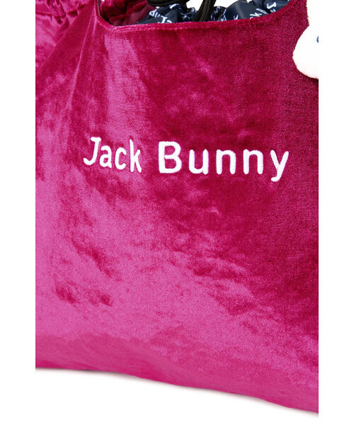 ジャックバニー　ベロアトートバック Jack Bunny!!（ジャックバニー）の「【Jack Bunny!!】ベロア