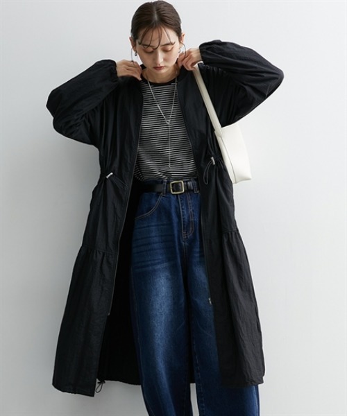 ティアードデザインロング丈ジャケット（その他アウター）｜nissen（ニッセン） 5,509円