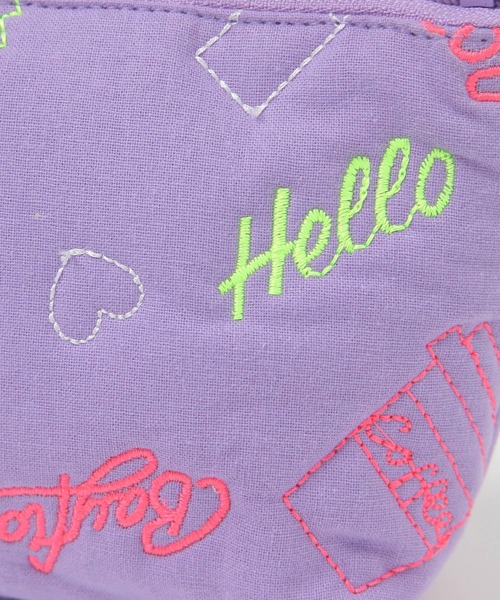 BAYFLOW（ベイフロー）の「BFキルトネオンポーチ（ポーチ・レディース・ブラック/パープル・0）」の10枚目の写真