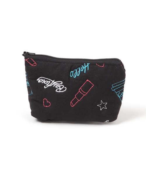 BAYFLOW（ベイフロー）の「BFキルトネオンポーチ（ポーチ・レディース・ブラック/パープル・0）」の13枚目の写真