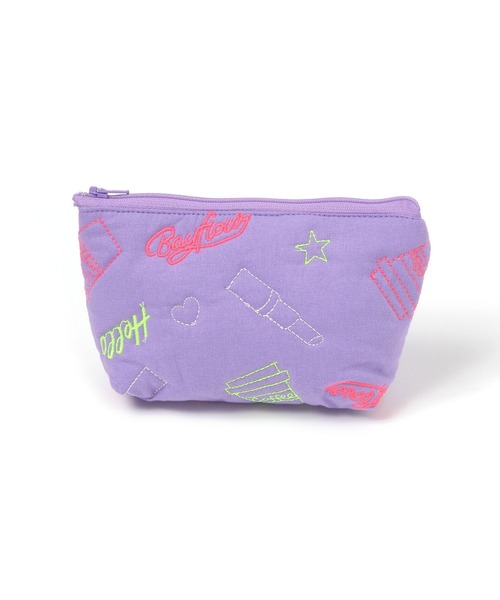 BAYFLOW（ベイフロー）の「BFキルトネオンポーチ（ポーチ・レディース・ブラック/パープル・0）」の12枚目の写真