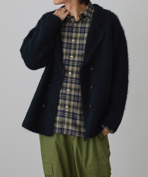 NUNIFE(ユニフィー)の「《さやべびコラボ》チェックシャツ(シャツ/ブラウス・レディース・グリーン/レッド・MEDIUM/LARGE)」の11枚目の写真