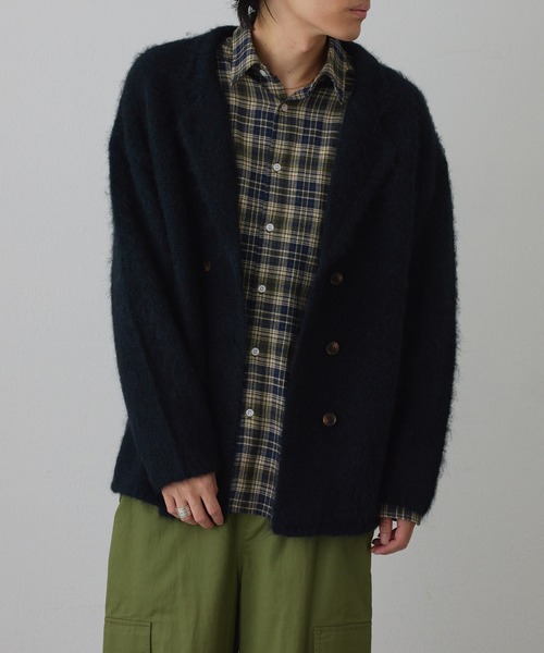 NUNIFE(ユニフィー)の「《さやべびコラボ》チェックシャツ(シャツ/ブラウス・レディース・グリーン/レッド・MEDIUM/LARGE)」の12枚目の写真
